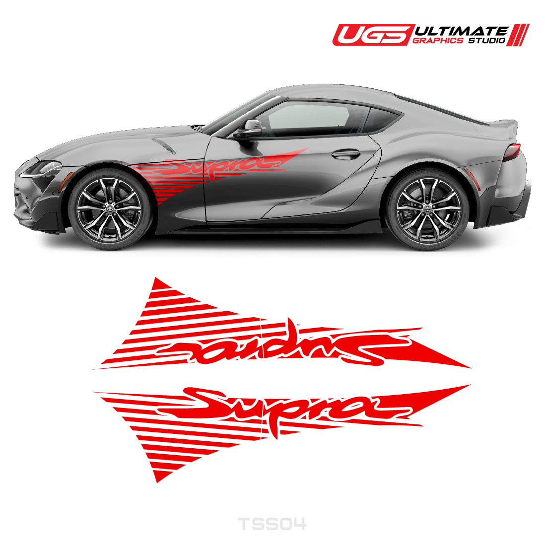 Toyota Supra Side Graphics