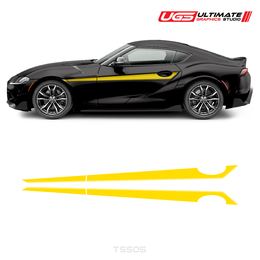Toyota Supra Side Accent Graphics