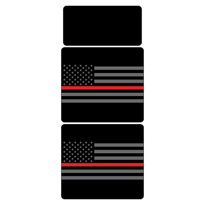 Flag Sun Visor Warning Overlays - 2021+ Bronco / 2024+ Ranger Raptor