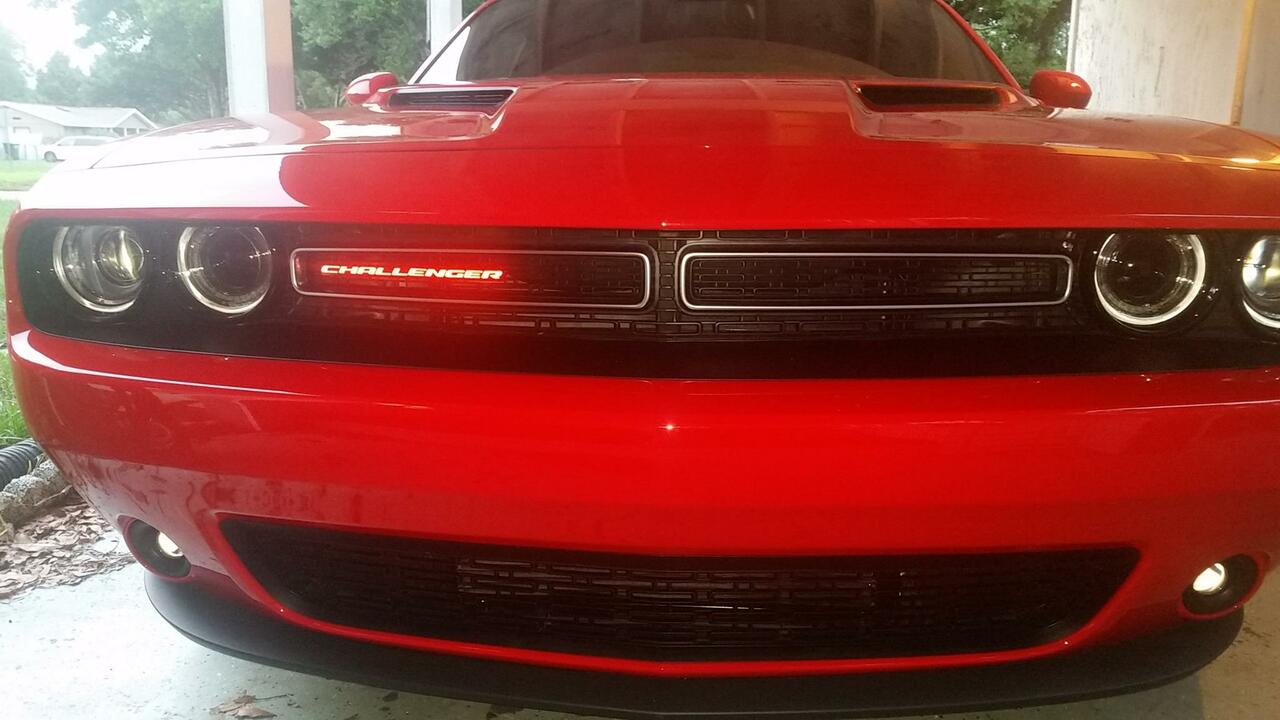 CHALLENGER Grille Emblem Overlay Decal - 2015-2023 Challenger
