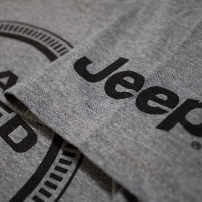 Ladies Jeep® Trail Rated V-neck - Heather Grey