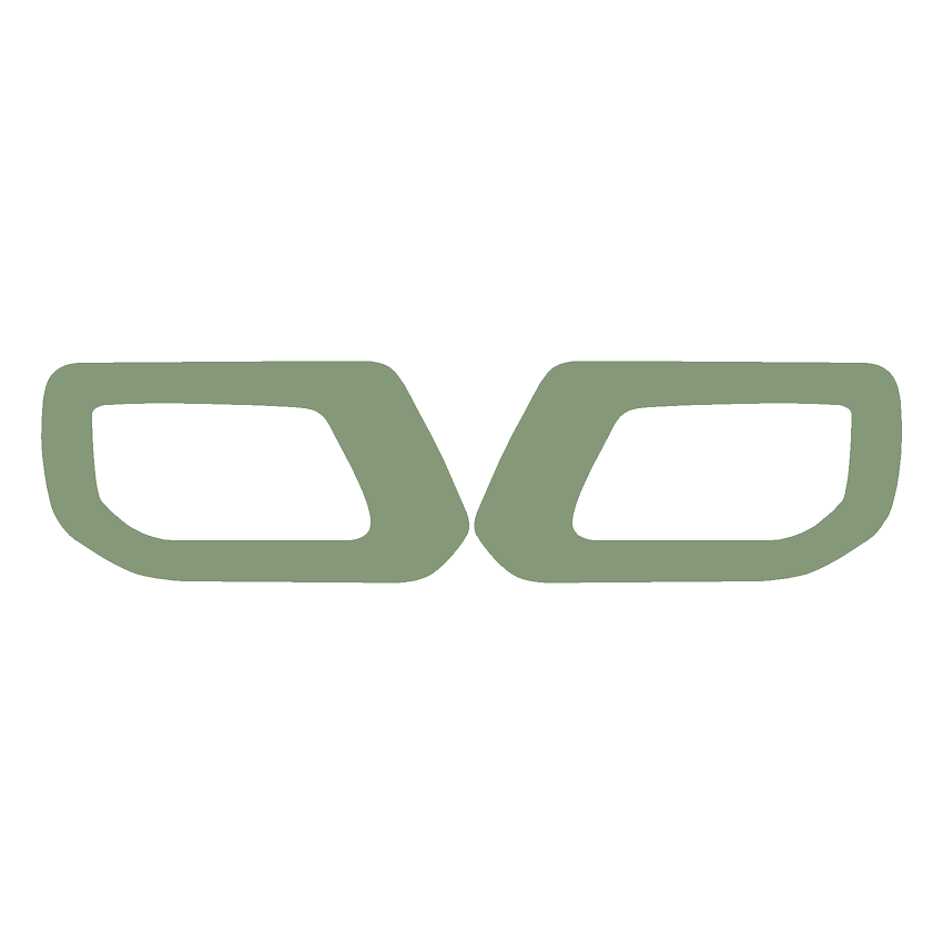 Solid Color Interior Door Handle Overlays (Printed Series) - 2021+ Bronco