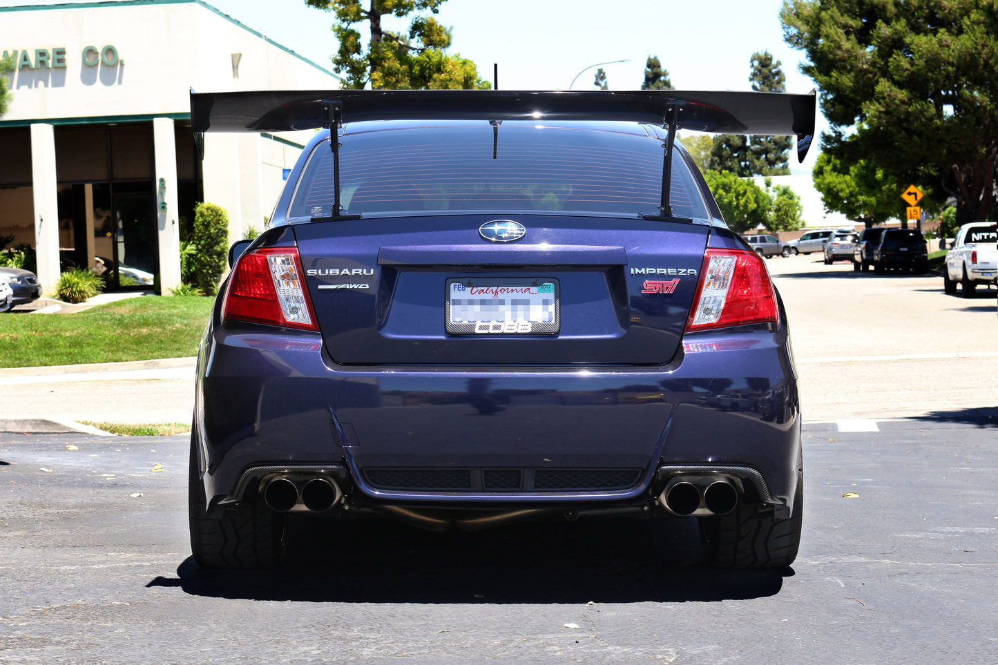 Subaru STI 2011-2014 SPEC 67" GTC-300 Carbon Fiber Adjustable Wing