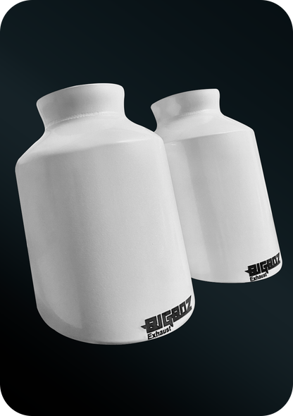 (2015-2023) D-Charger 5" V8 Tip Set  GLOSS WHITE
