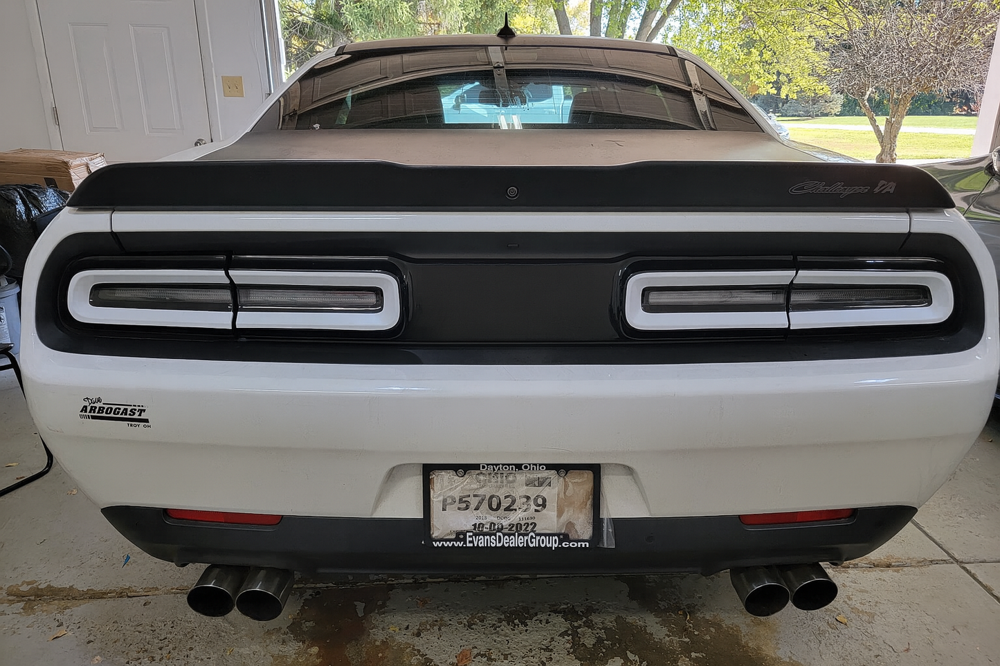 15-23 Dodge Challenger Colored Taillight Tint Decal