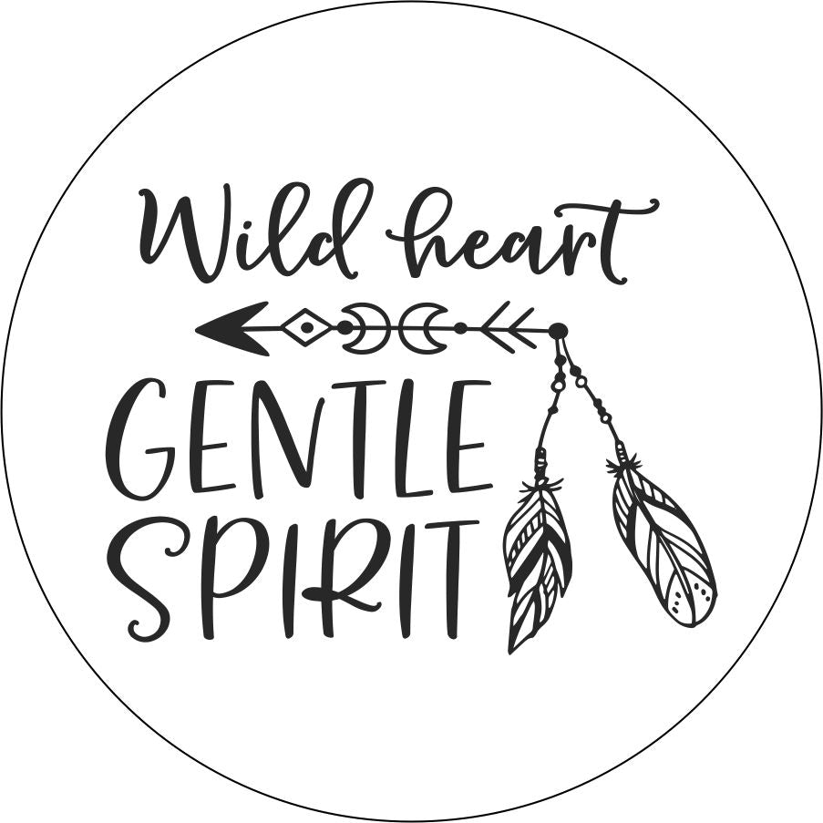 Wild Heart Gentle Spirit Arrow Bronco Spare Tire Cover