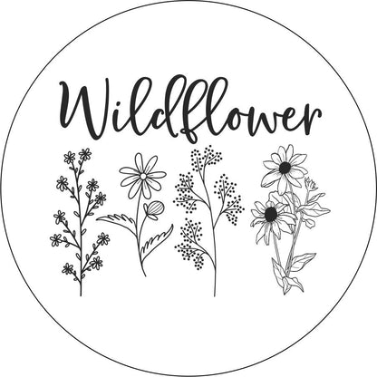 Wildflowers Bronco Spare Tire Cover