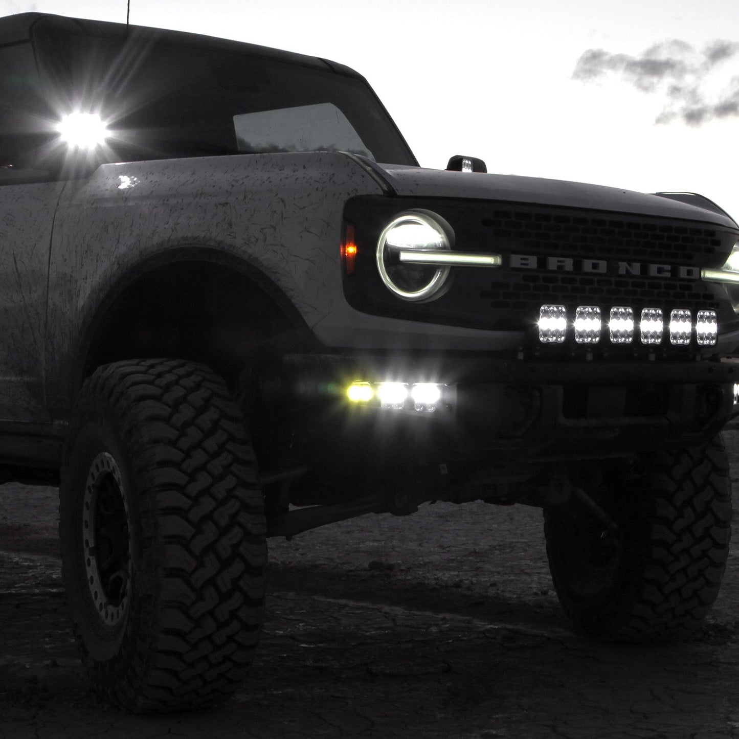 Fog Pocket LED Light Kit - Steel Bumper - Ford Bronco 2021 +