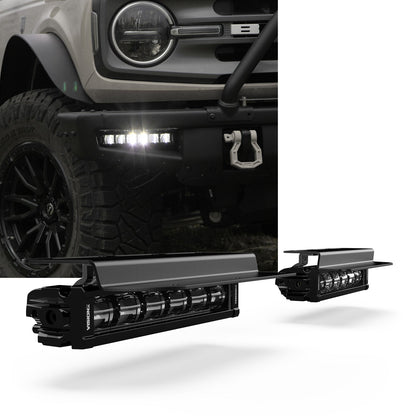 Fog Pocket LED Light Kit - Steel Bumper - Ford Bronco 2021 +