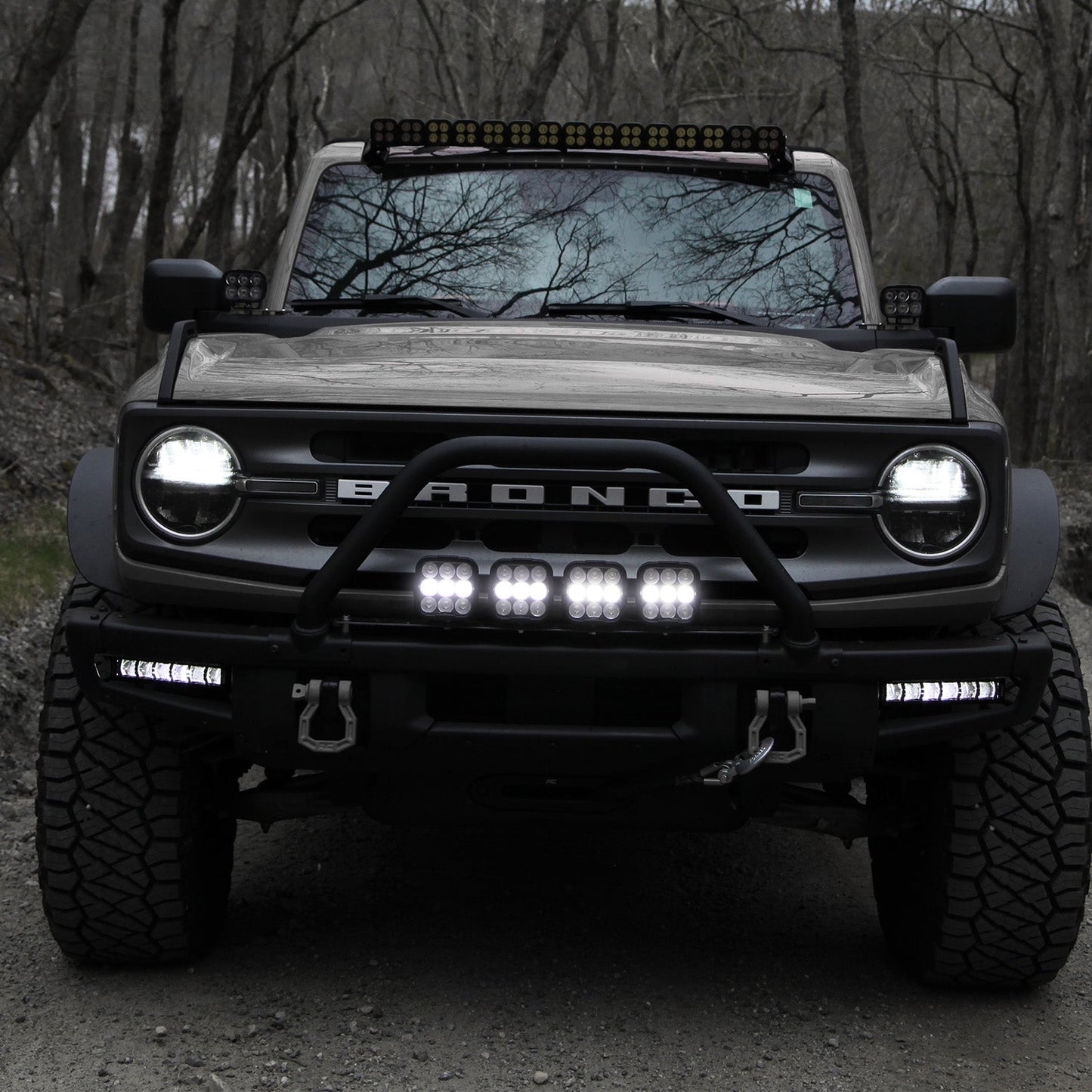 Fog Pocket LED Light Kit - Steel Bumper - Ford Bronco 2021 +