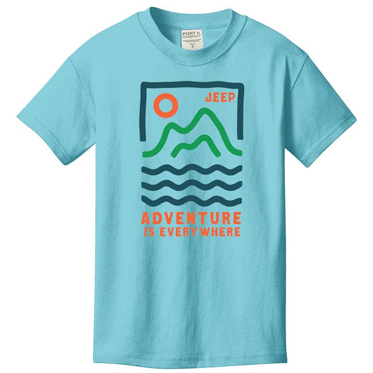 Youth - Jeep Adventure Is Everywhere - Mist Blue-FINAL SALE