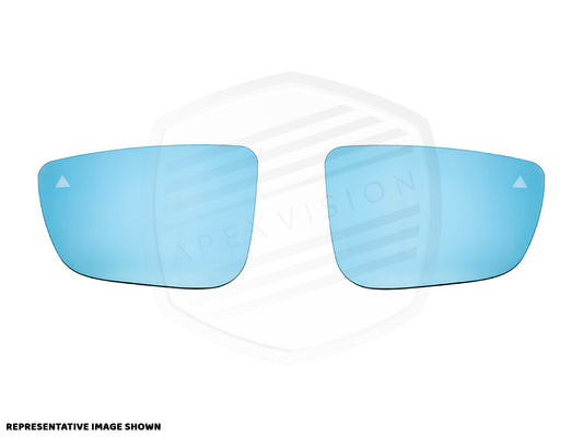 ApexVision Blue Tinted Side View Mirror Glass Set - Mercedes-Benz W463A G-Wagon