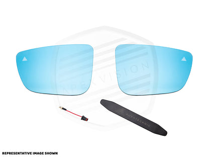 ApexVision Blue Tinted Side View Mirror Glass Set - Mercedes-Benz W463A G-Wagon
