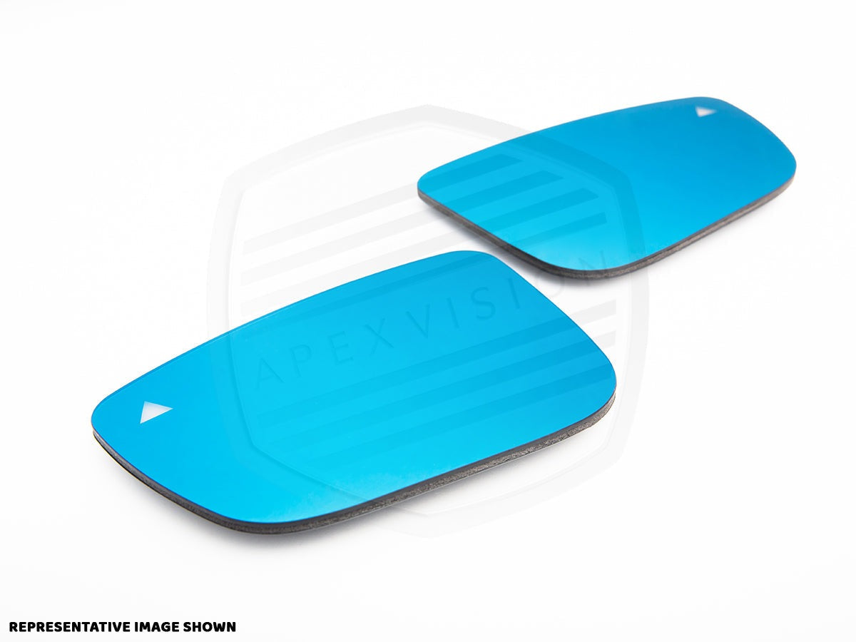 ApexVision Blue Tinted Side View Mirror Glass Set - Mercedes-Benz W463A G-Wagon