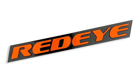 ABD Acrylic Redeye Dual Color Font Badge - Speedlogix