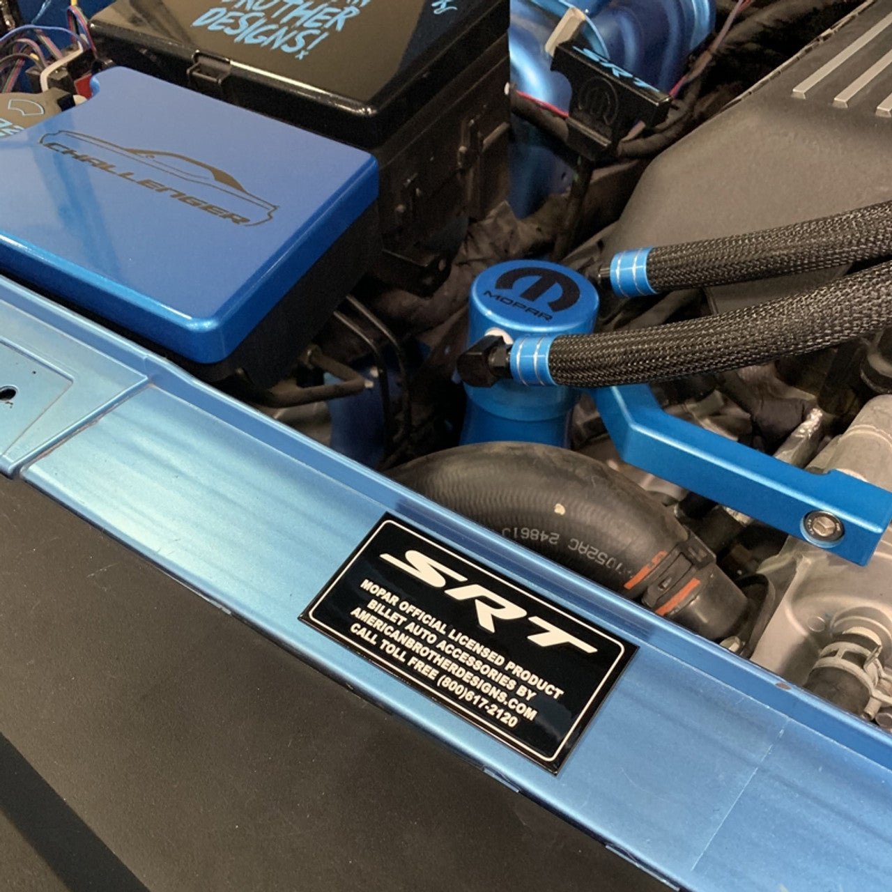 ABD Customizable Billet Engine Bay Tag - Speedlogix