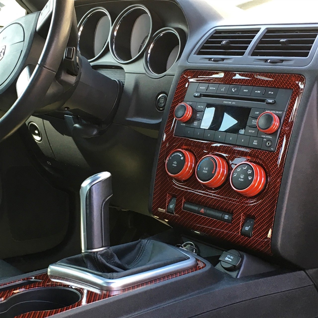 ABD Radio, A/C Knob Kit 2008 - 2011 Challenger - Speedlogix