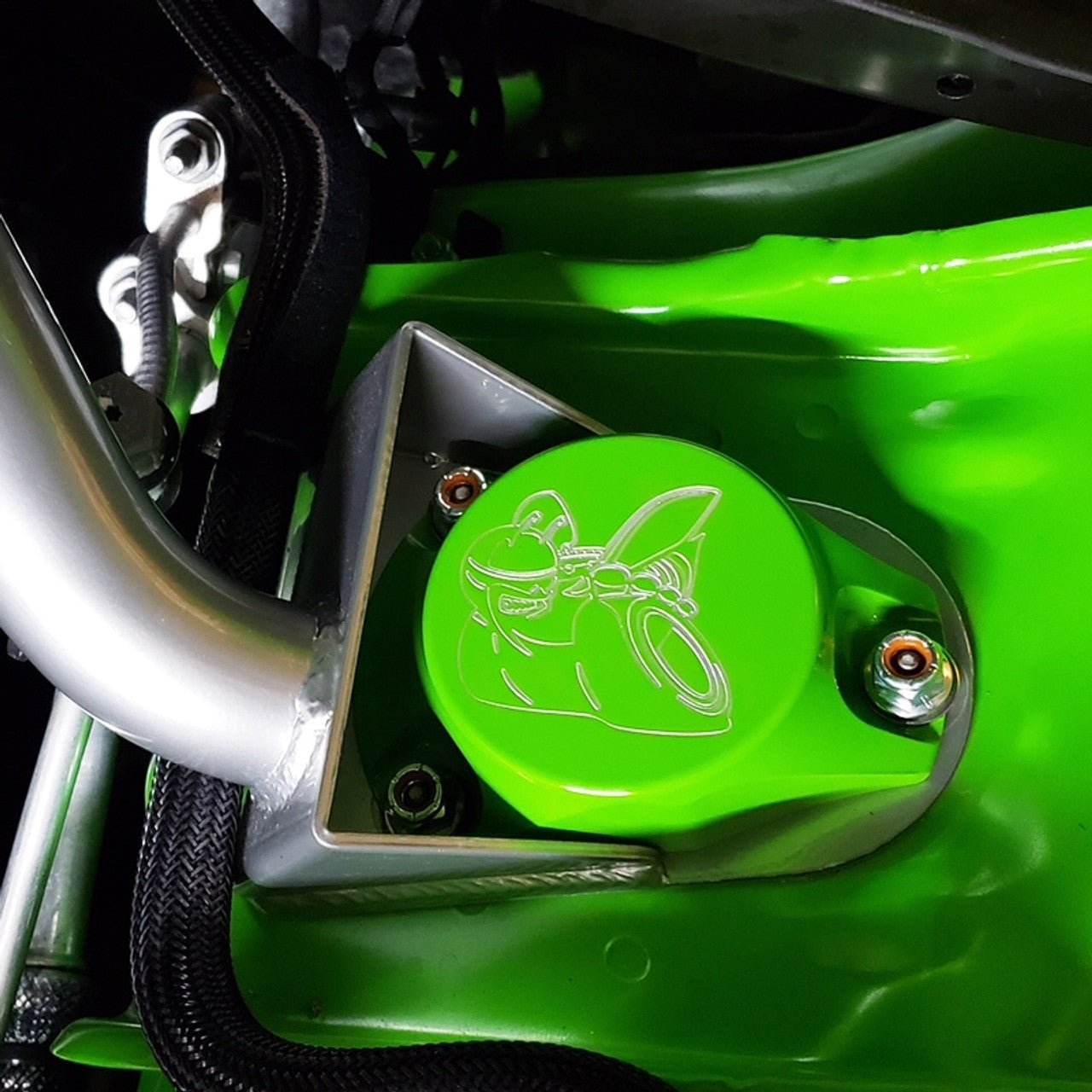 ABD Strut Tower Covers (fits w/ Mopar Strut Brace) 2005 - 2023 Challenger/Charger - Speedlogix