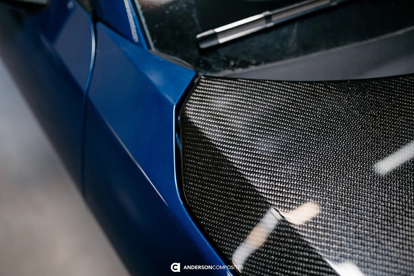 AC Carbon Fiber Double Sided GT5 Hood 2024 Mustang - Speedlogix