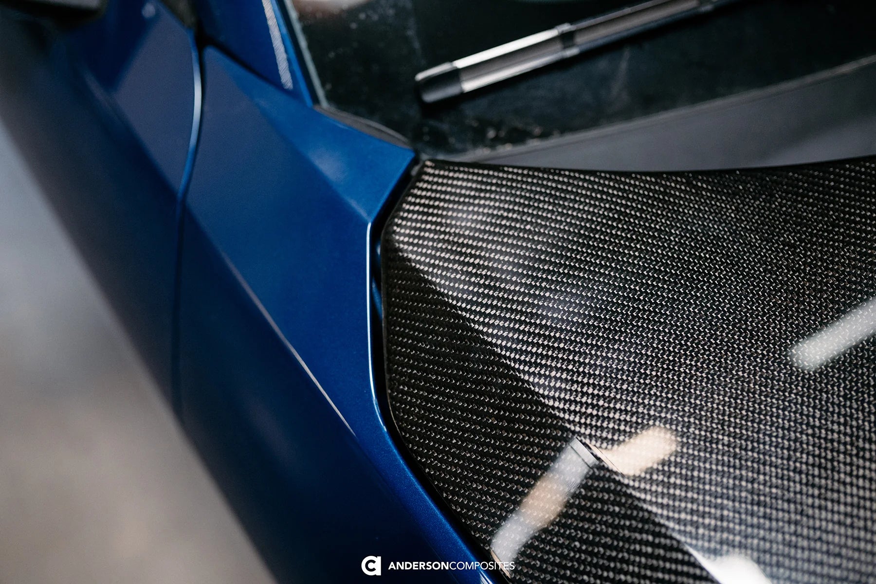 AC Carbon Fiber Double Sided GT5 Hood 2024 Mustang - Speedlogix