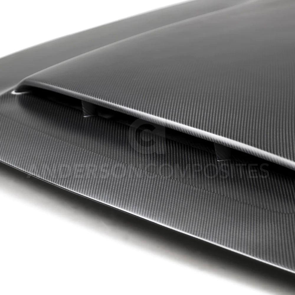 AC Carbon Fiber (Dry/Matte) Demon Hood 2008 - 2023 Challenger - Speedlogix