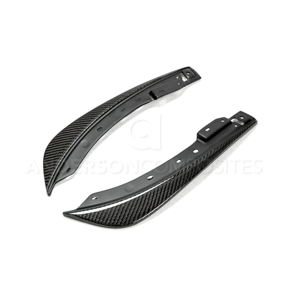 AC Carbon Fiber Front Bumper Canards (Pair) 2008 - 2014 Challenger - Speedlogix