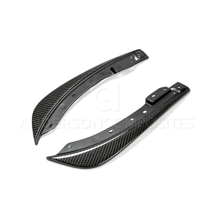 AC Carbon Fiber Front Bumper Canards (Pair) 2008 - 2014 Challenger - Speedlogix