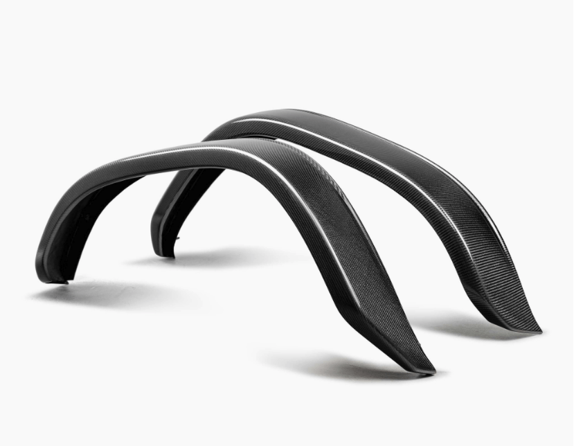 AC Carbon Fiber Front Fender Flares 2022 - 2024 Bronco 4 - Door - Speedlogix