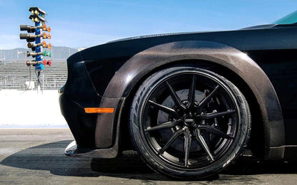 AC Carbon Fiber Front Fender Flares (Pair) 2018 - 2023 Challenger Widebody - Speedlogix