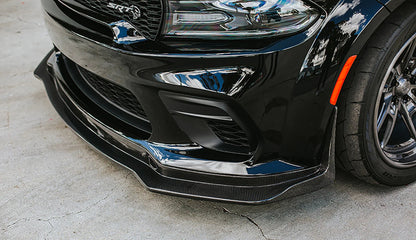 AC Carbon Fiber Front Splitter 2020 - 2023 Charger Widebody - Speedlogix