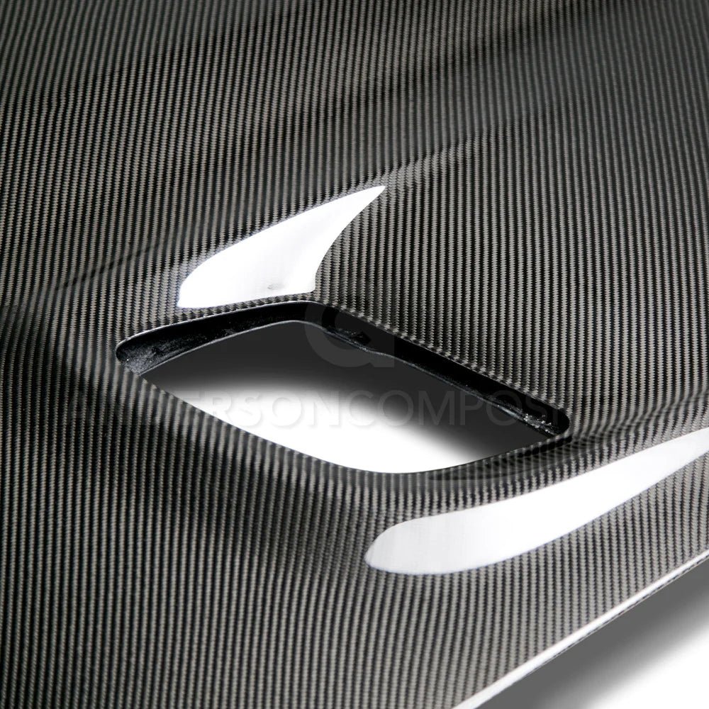 AC Carbon Fiber Hellcat Hood 2008 - 2023 Challenger - Speedlogix
