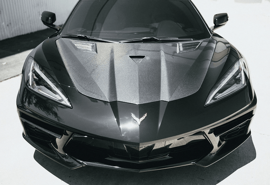 AC Carbon Fiber Hood 2020 - 2023 GT Type Corvette C8 Stingray - Speedlogix