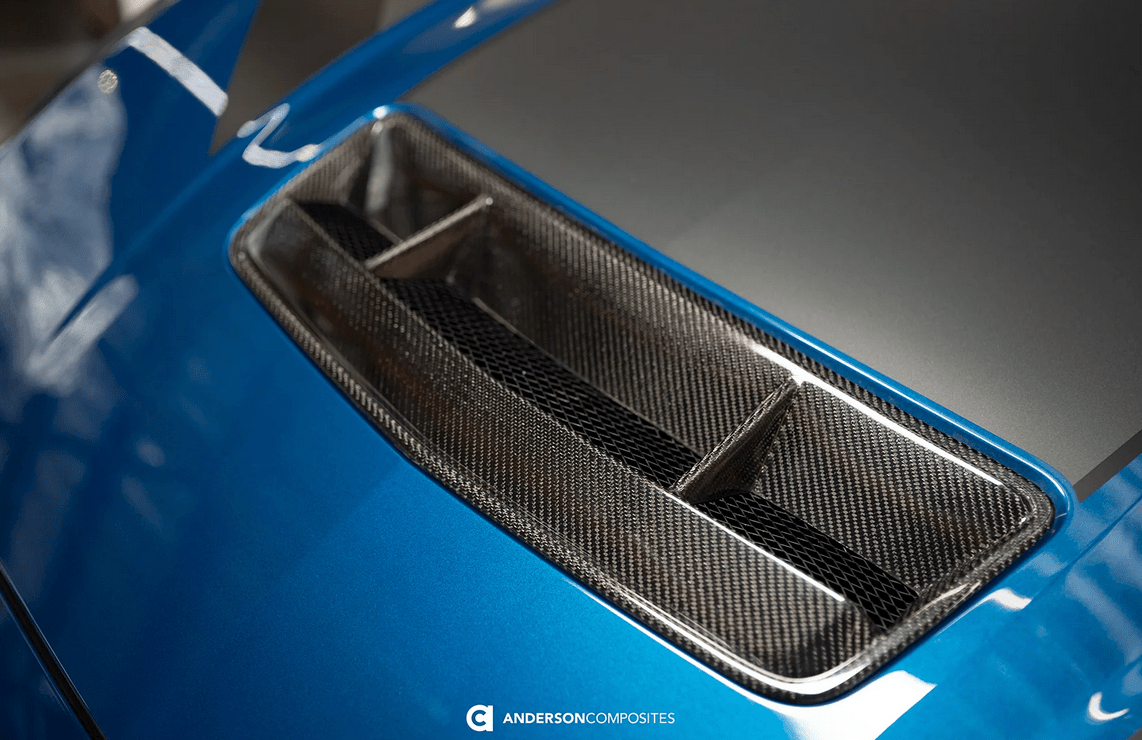 AC Carbon Fiber Hood Vent 2024 Mustang - Speedlogix