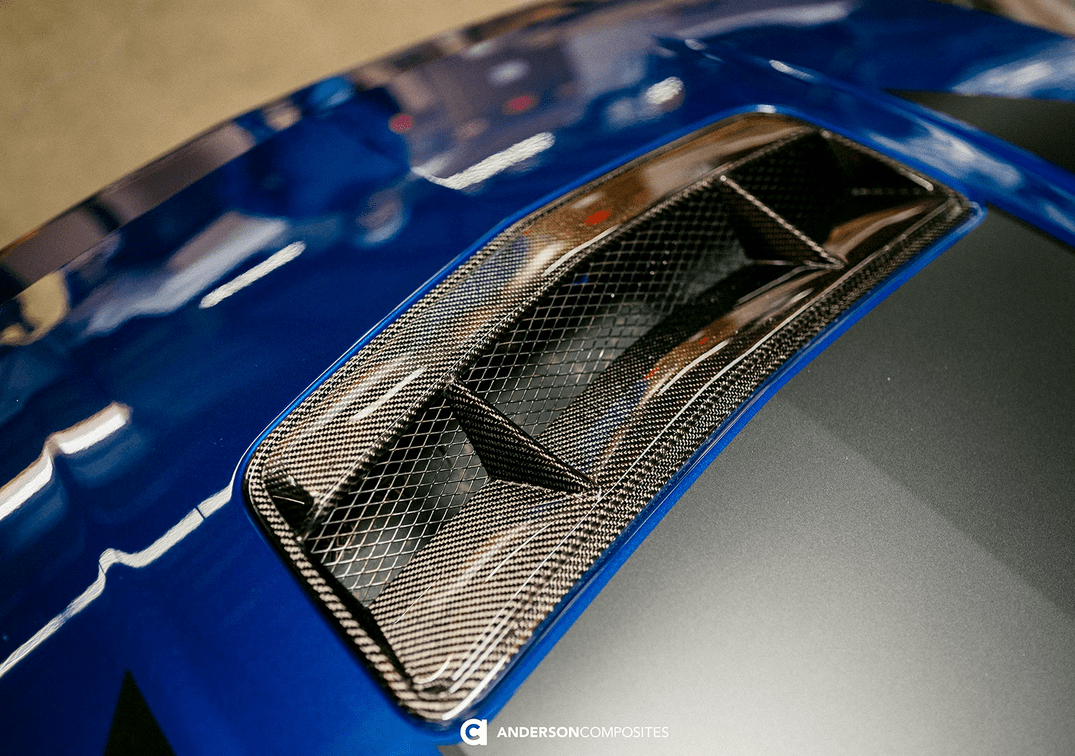 AC Carbon Fiber Hood Vent 2024 Mustang - Speedlogix