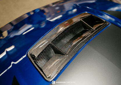AC Carbon Fiber Hood Vent 2024 Mustang - Speedlogix