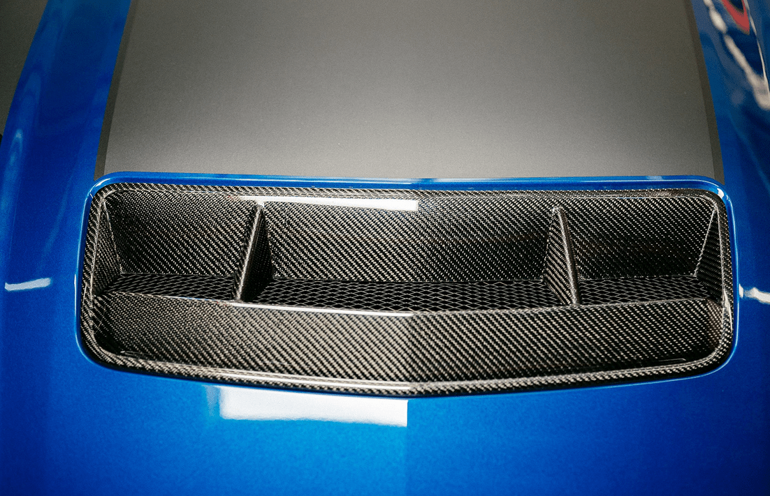 AC Carbon Fiber Hood Vent 2024 Mustang - Speedlogix