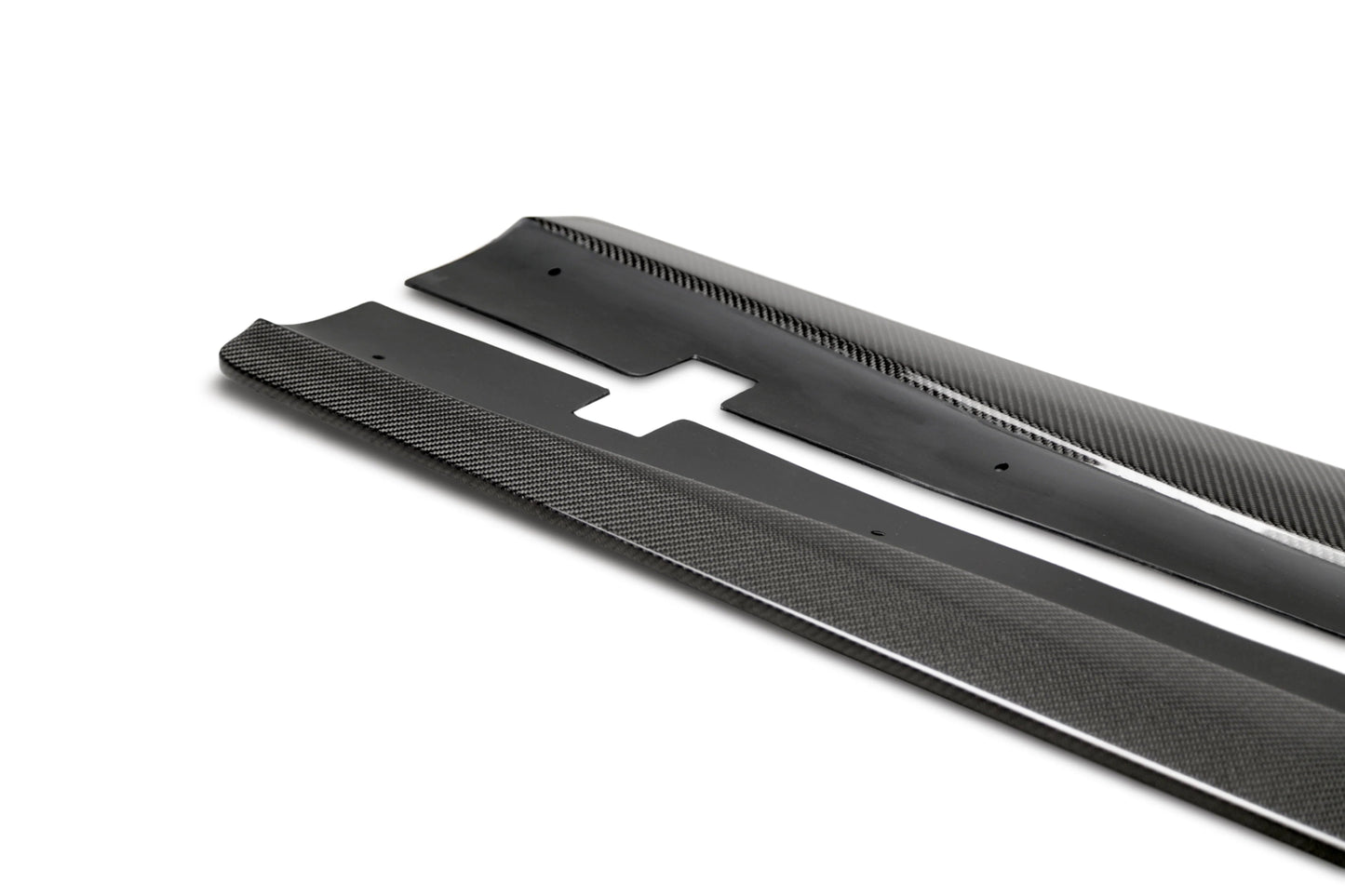 AC Carbon Fiber Rocker Panel Splitters 2020 - 2023 Charger Widebody - Speedlogix