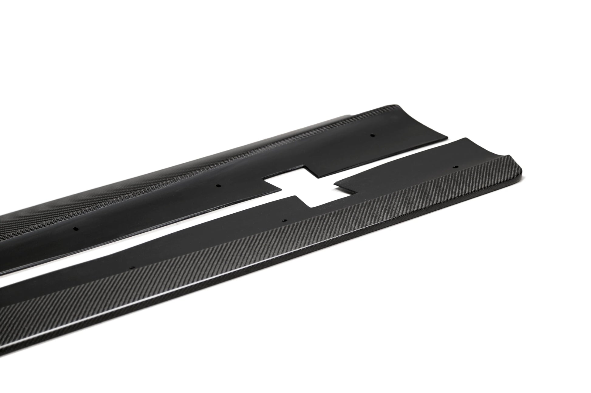 AC Carbon Fiber Rocker Panel Splitters 2020 - 2023 Charger Widebody - Speedlogix