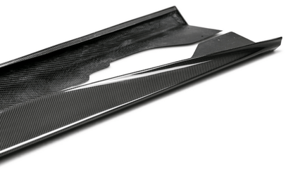AC Carbon Fiber Side Skirt Extensions 2020 - 2023 Corvette - Speedlogix