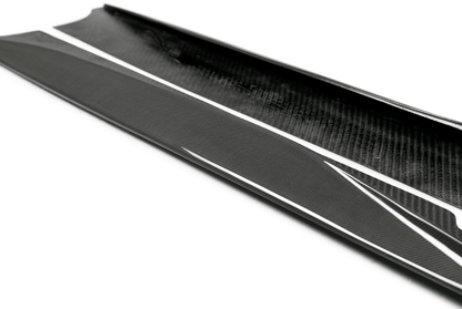 AC Carbon Fiber Side Skirt Extensions 2020 - 2023 Corvette - Speedlogix