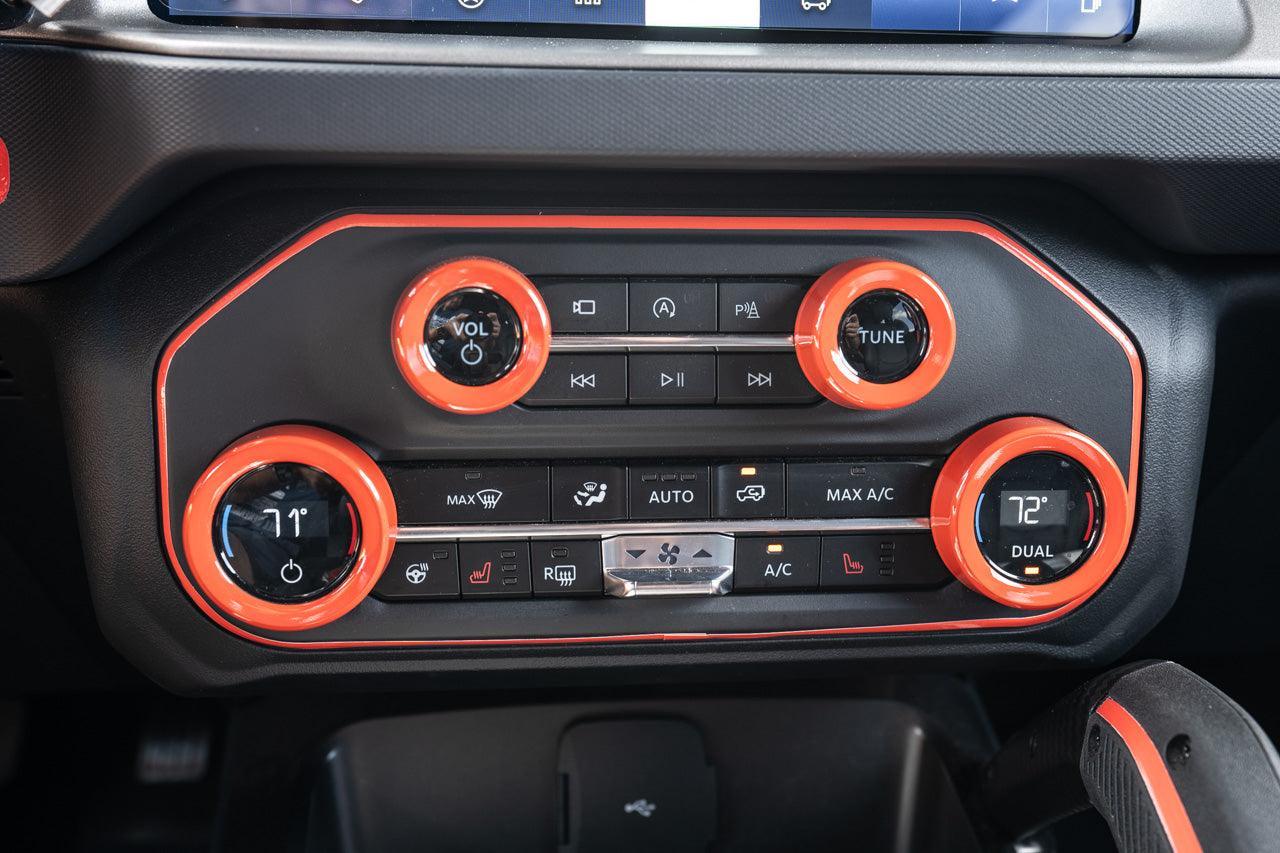AC Controls Outline (Printed Series Vinyl) - 2021+ Bronco - Speedlogix