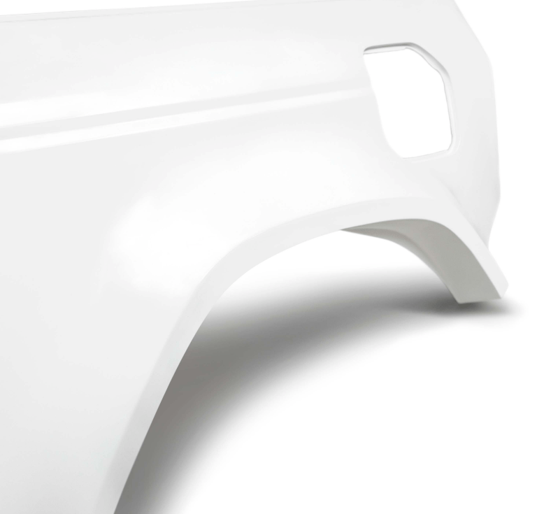 AC Fiberglass Rear Quarter Panel 2" Rise 2021 - 2024 Bronco - Speedlogix