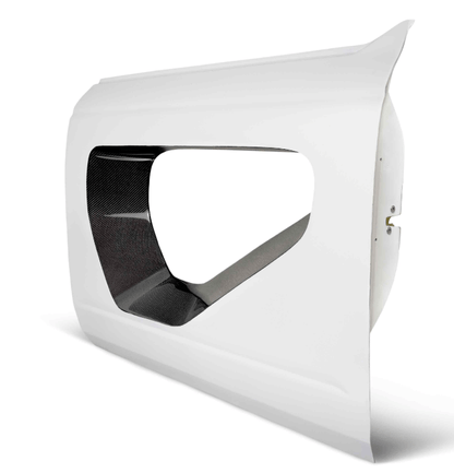 AC Front Fiberglass Halo Doors, Carbon Inserts 2021 - 2024 Bronco 2 - Door - Speedlogix