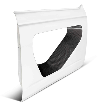 AC Front Fiberglass Halo Doors, Carbon Inserts 2021 - 2024 Bronco 2 - Door - Speedlogix