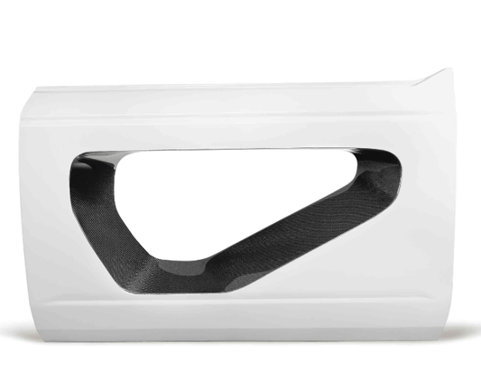 AC Front Fiberglass Halo Doors, Carbon Inserts 2021 - 2024 Bronco 2 - Door - Speedlogix