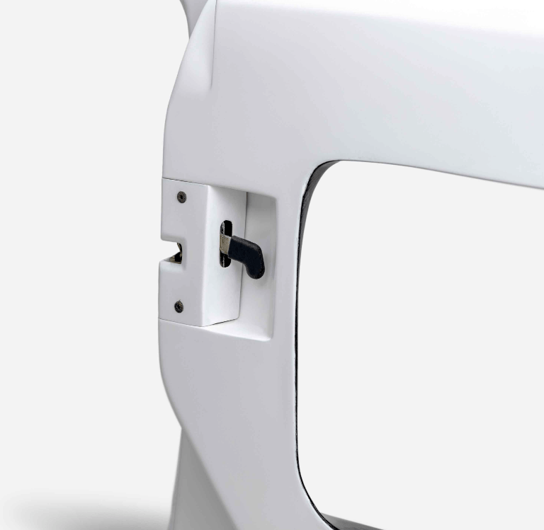 AC Front Fiberglass Halo Doors, Carbon Inserts 2021 - 2024 Bronco 4 - Door - Speedlogix