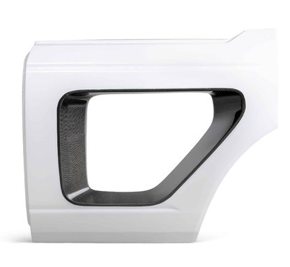 AC Rear Fiberglass Halo Doors, Carbon Inserts 2021 - 2024 Bronco 4 - Door - Speedlogix