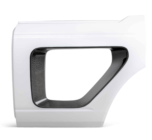 AC Rear Fiberglass Halo Doors, Carbon Inserts 2021 - 2024 Bronco 4 - Door - Speedlogix