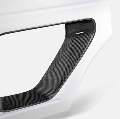 AC Rear Fiberglass Halo Doors, Carbon Inserts 2021 - 2024 Bronco 4 - Door - Speedlogix