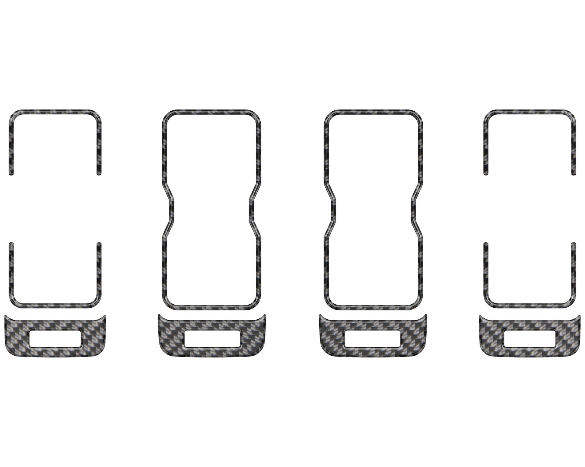 A.C. Vent Accent Trim Fits 2021 - 2026 Ford Bronco - Speedlogix